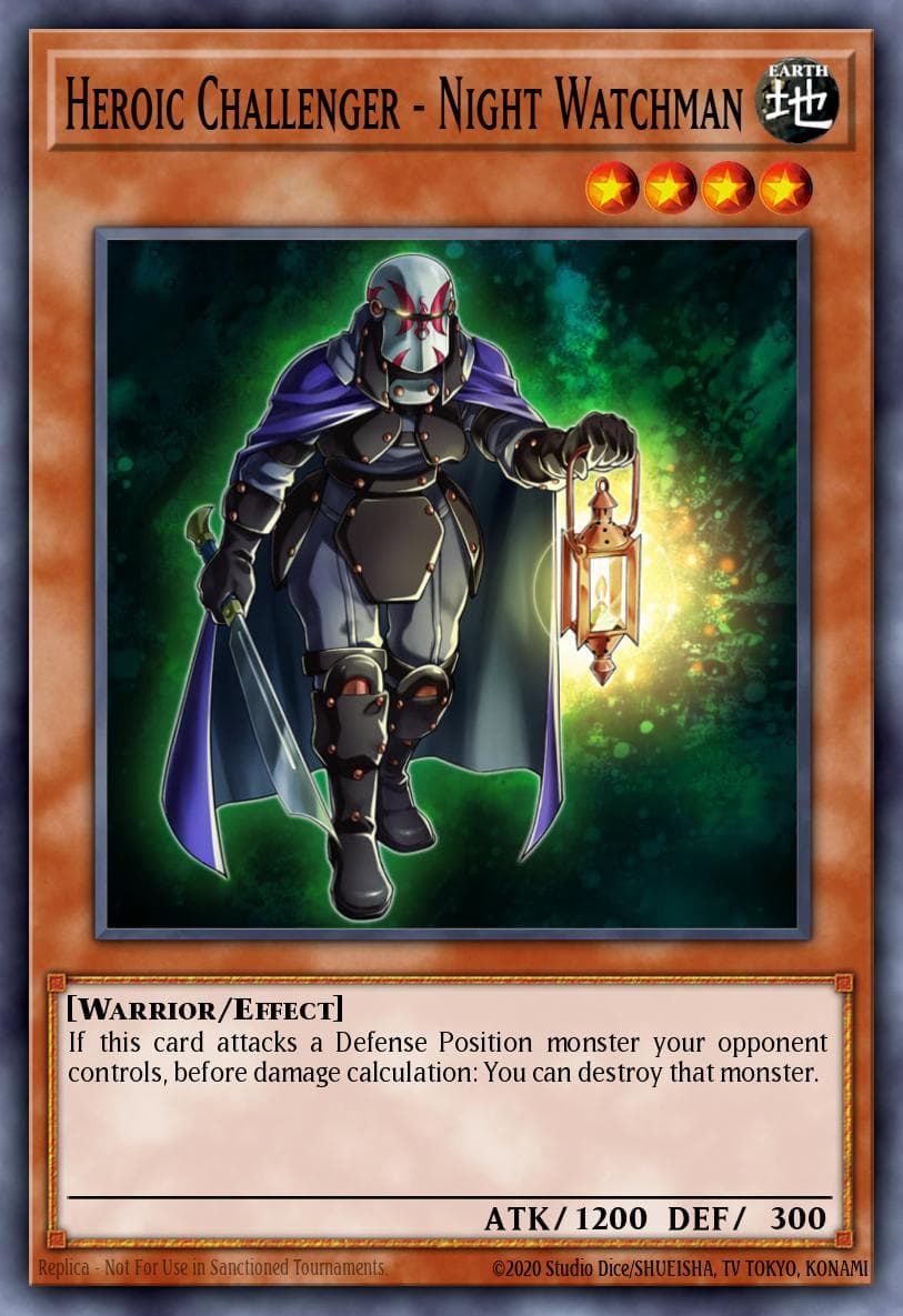 Carte Yu-Gi-Oh! Heroic Challenger - Night Watchman #009 — Abyss Rising