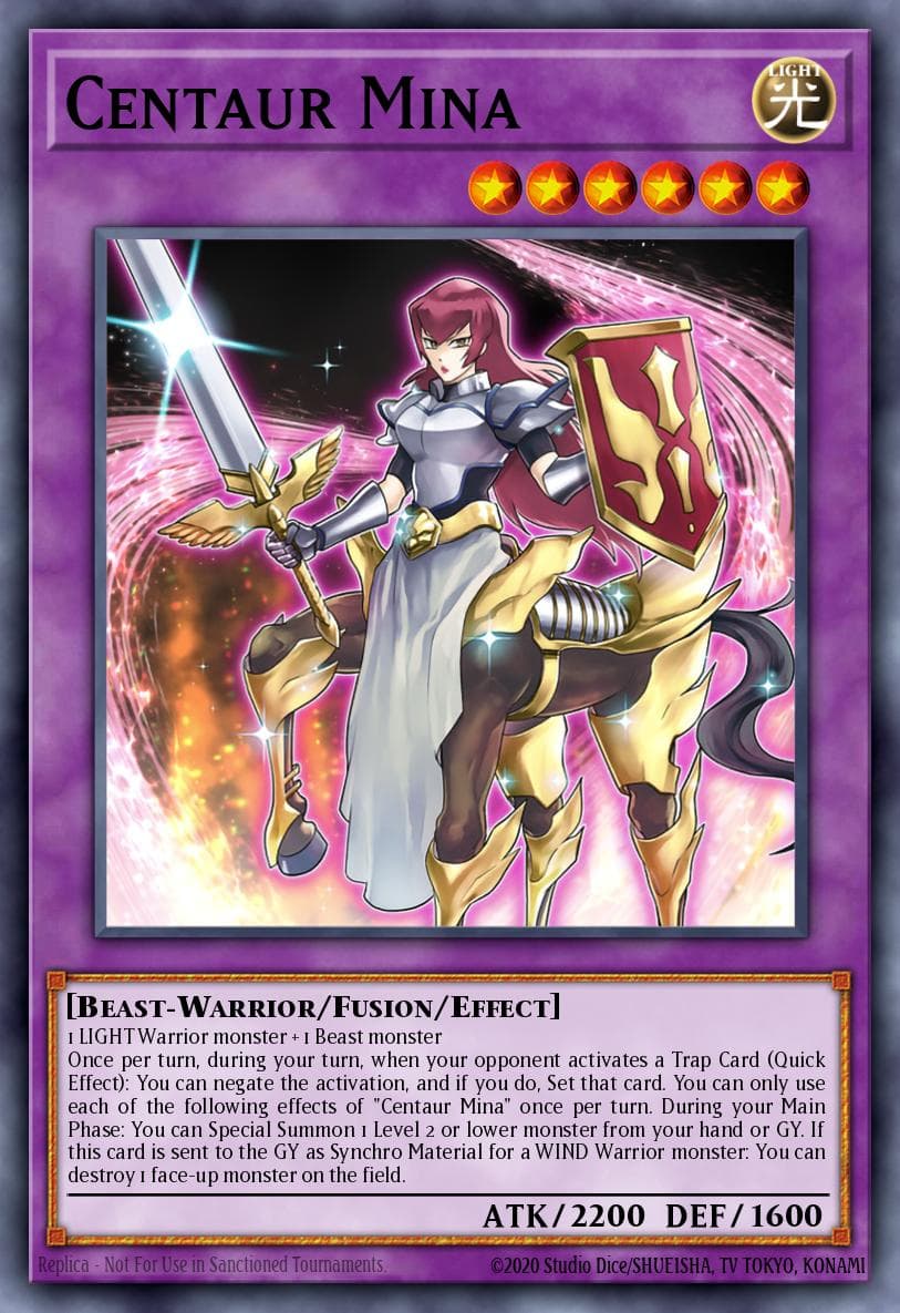 Carte Yu-Gi-Oh! Centaur Mina #020 — Brothers of Legend