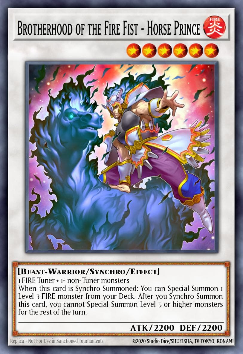 Carte Yu-Gi-Oh! Brotherhood of the Fire Fist - Horse Prince #097 — Cosmo Blazer