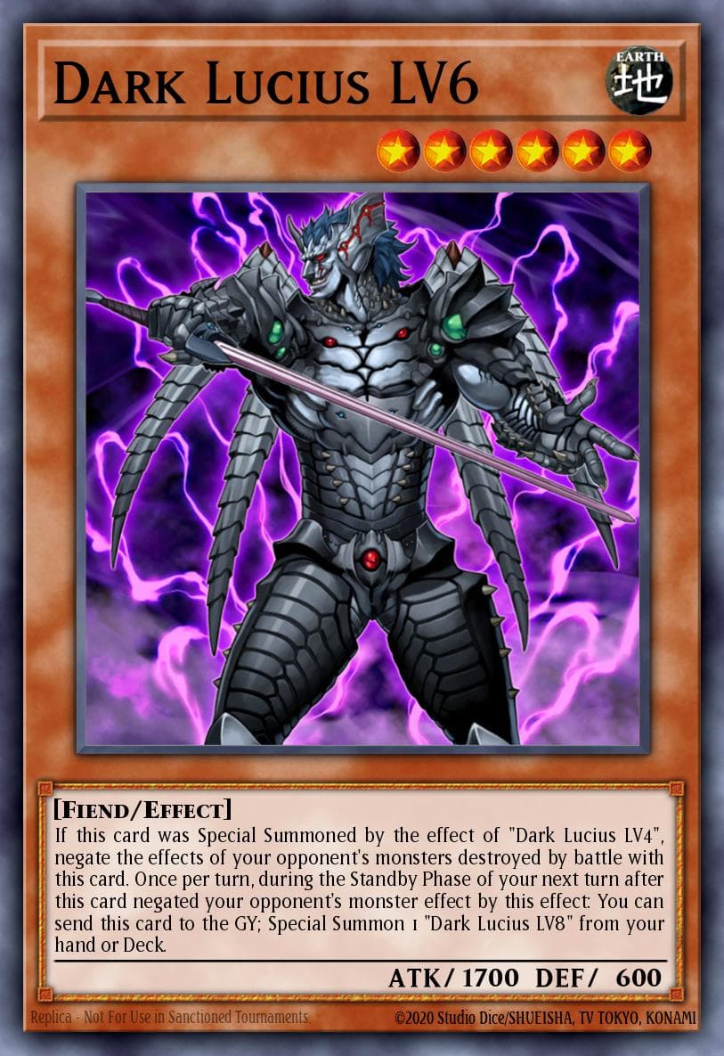 Carte Yu-Gi-Oh! Dark Lucius LV6 #010 — Cyberdark Impact