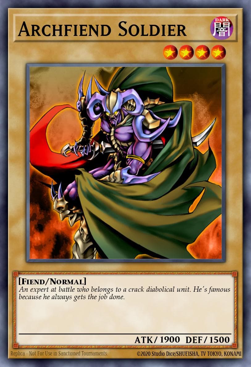 Carte Yu-Gi-Oh! Archfiend Soldier #112 — Battle Pack: Epic Dawn