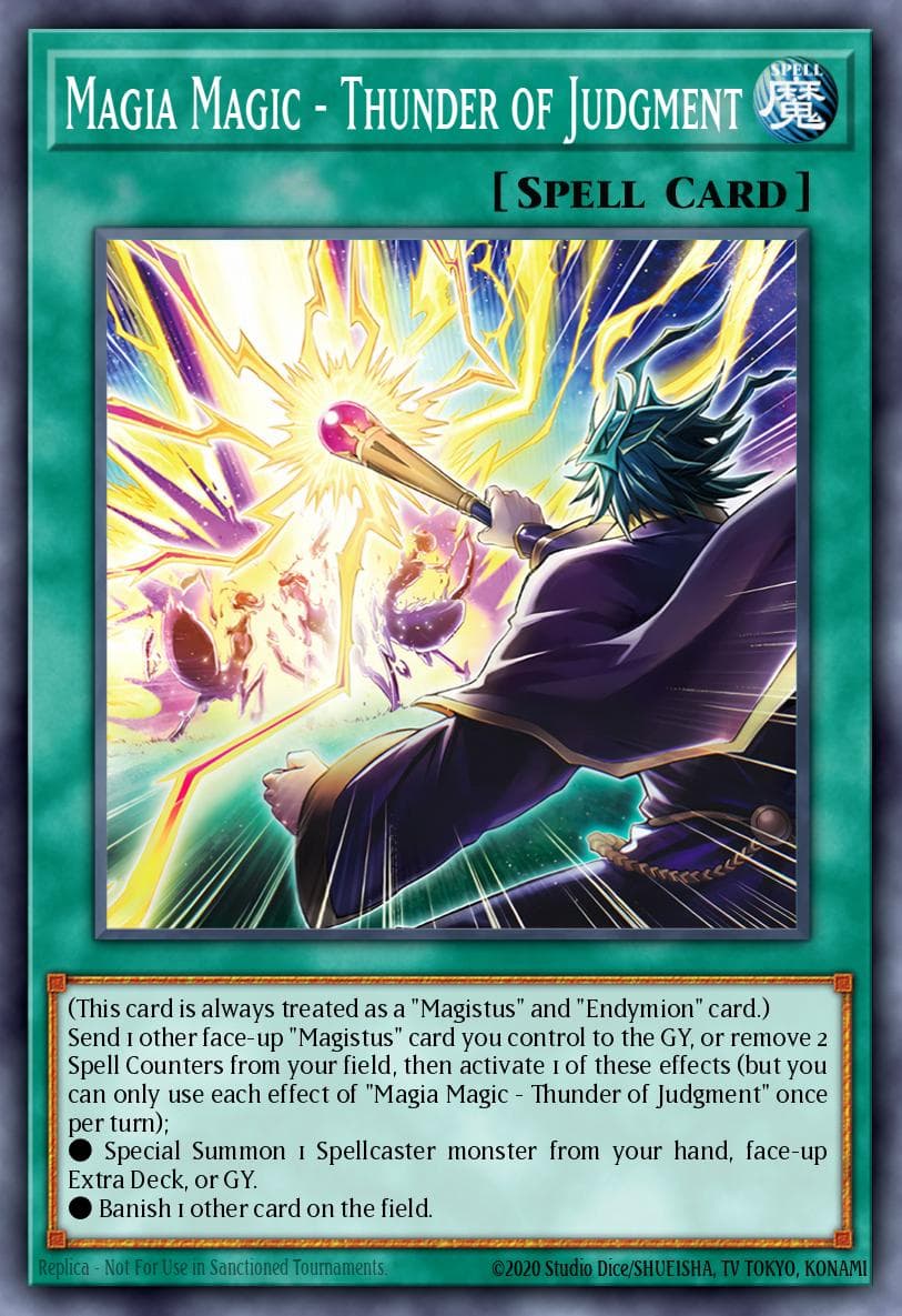 Carte Yu-Gi-Oh! Magia Magic - Thunder of Judgment #047 — Battles of Legend: Monster Mayhem