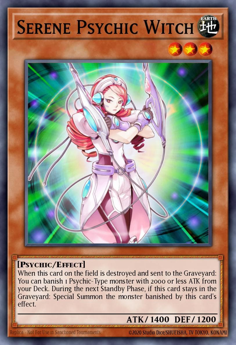 Carte Yu-Gi-Oh! Serene Psychic Witch #004 — Astral Pack Three