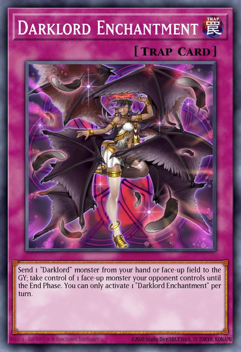 Carte Yu-Gi-Oh! Darklord Enchantment #103 — Battles of Legend: Relentless Revenge