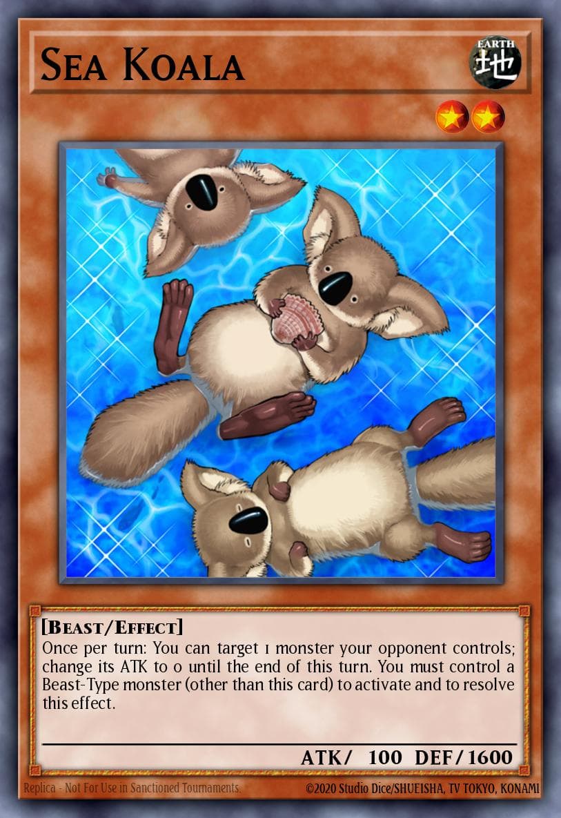 Carte Yu-Gi-Oh! Sea Koala #038 — Battle Pack 3: Monster League