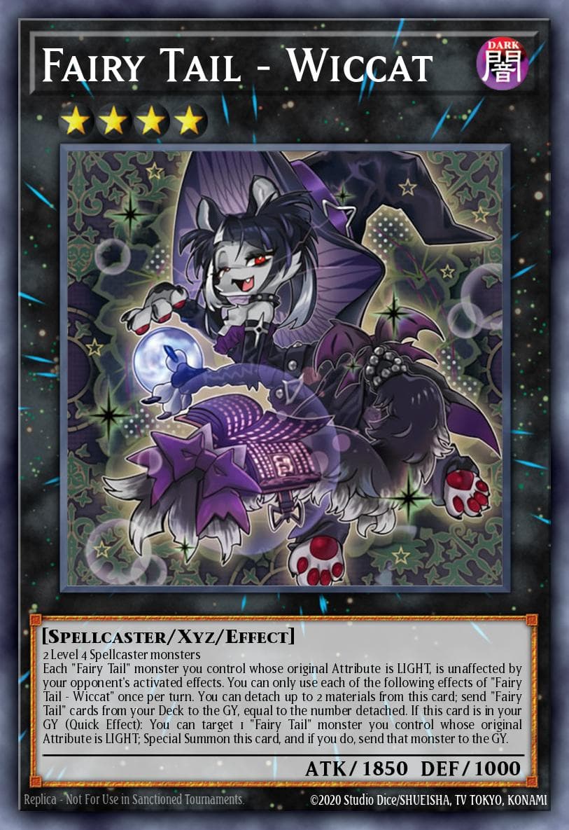 Carte Yu-Gi-Oh! Fairy Tail - Wiccat #047 — Blazing Dominion