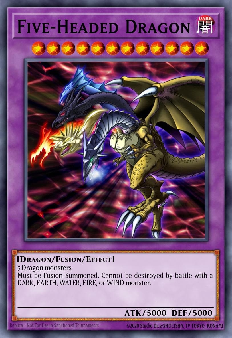 Carte Yu-Gi-Oh! Five-Headed Dragon #000 — Battles of Legend: Hero's Revenge