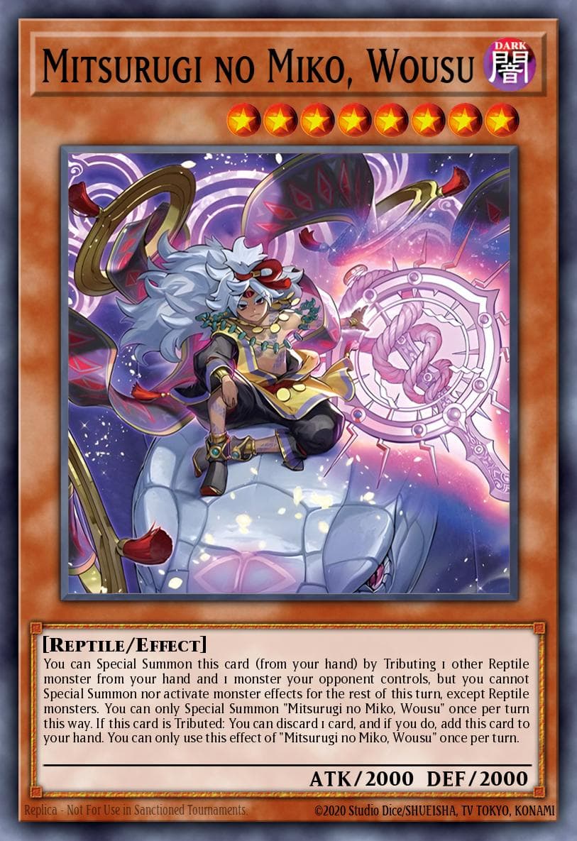 Carte Yu-Gi-Oh! Mitsurugi no Miko, Wousu #091 — Alliance Insight
