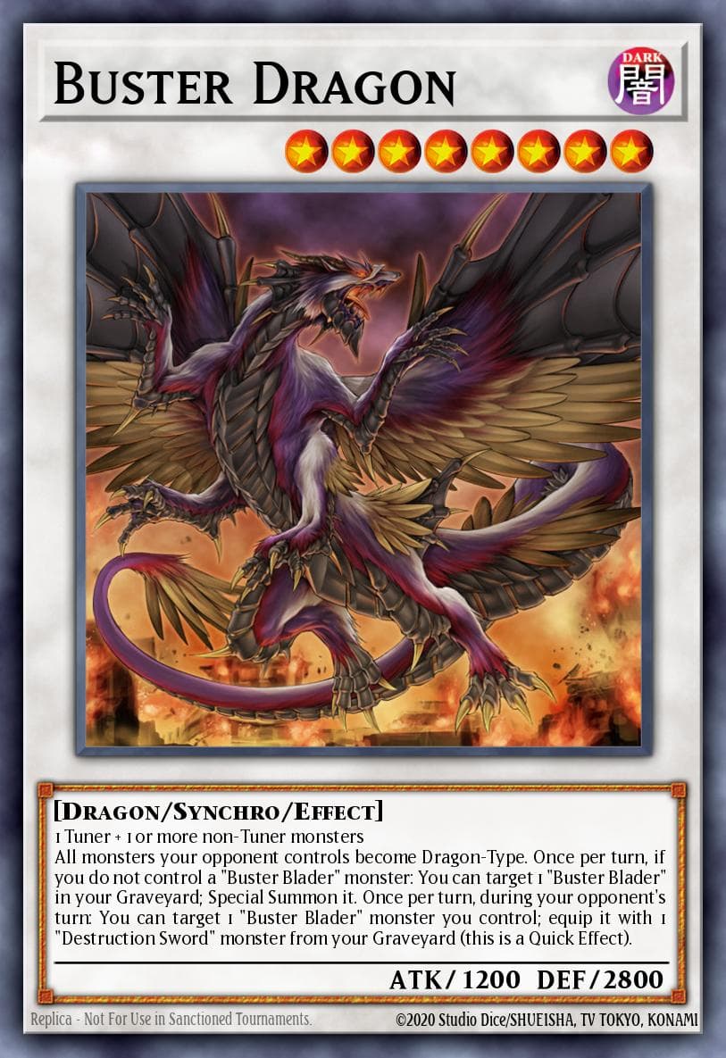 Carte Yu-Gi-Oh! Buster Dragon #052 — Breakers of Shadow