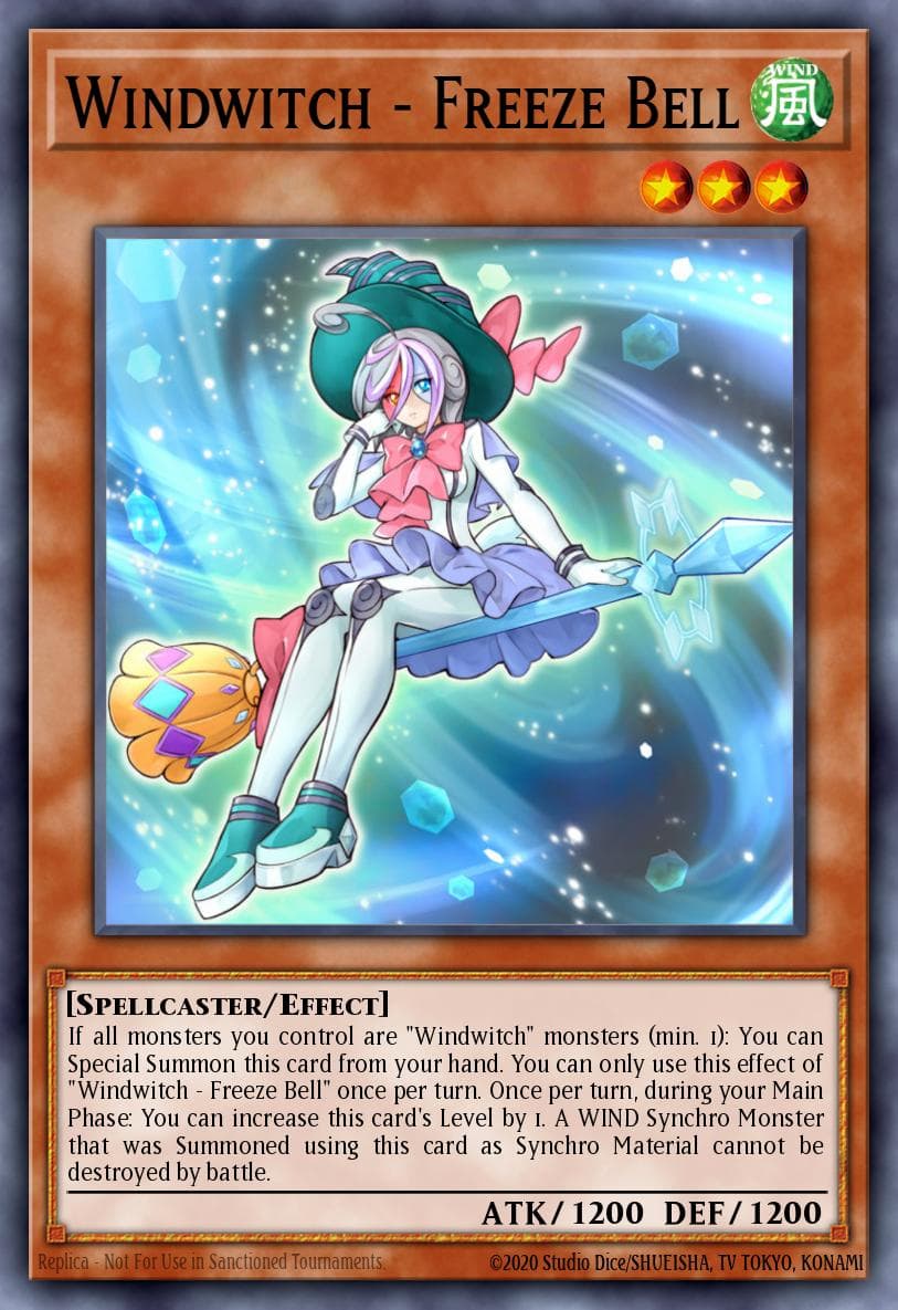 Carte Yu-Gi-Oh! Windwitch - Freeze Bell #017 — Blazing Vortex