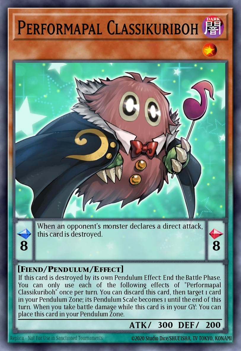 Carte Yu-Gi-Oh! Performapal Classikuriboh #031 — Battles of Legend: Monstrous Revenge