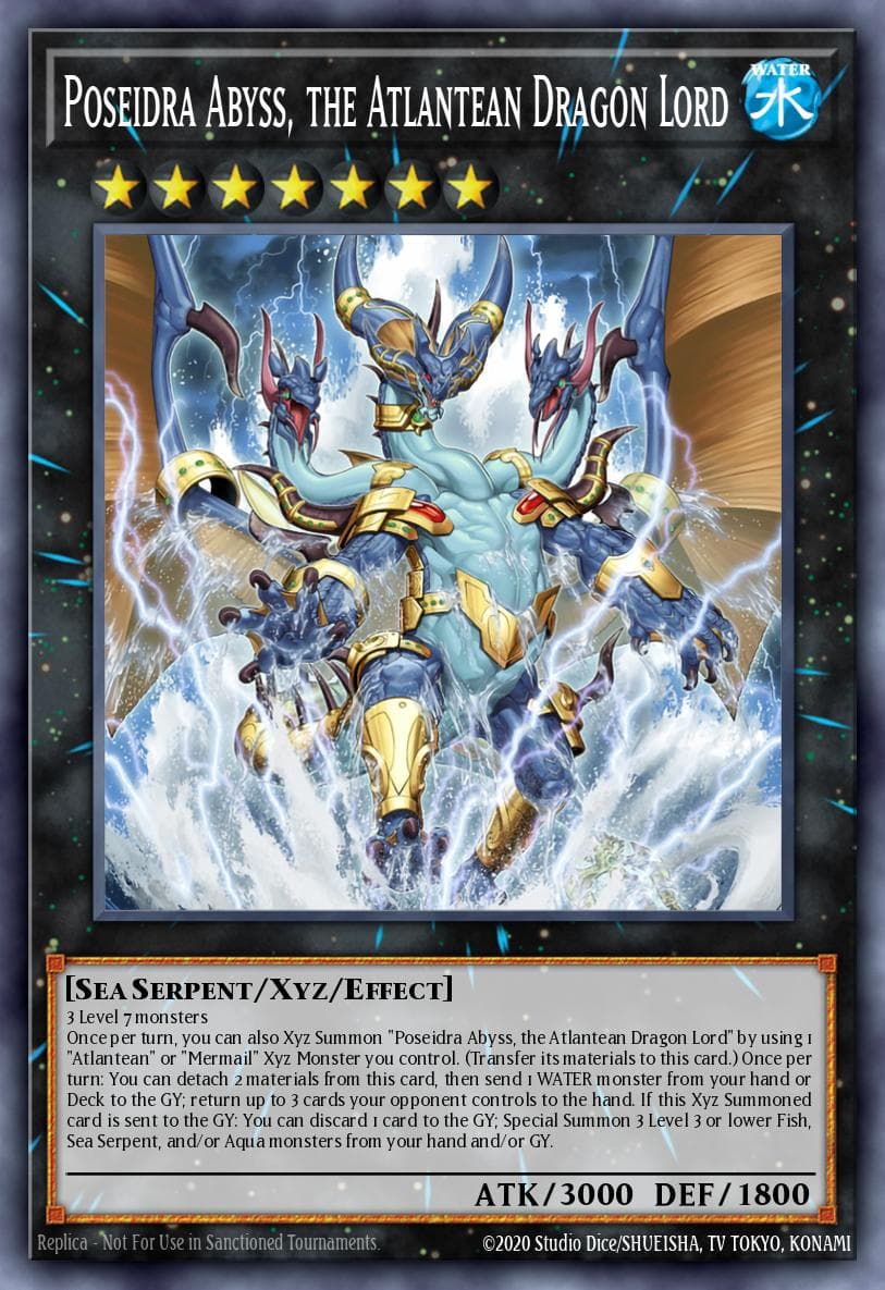 Carte Yu-Gi-Oh! Poseidra Abyss, the Atlantean Dragon Lord #012 — Limited Pack World Championship 2025