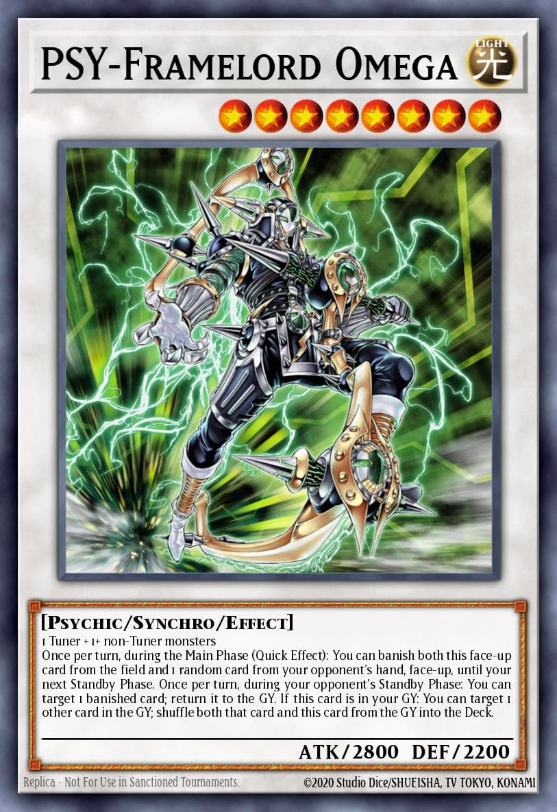 Carte Yu-Gi-Oh! PSY-Framelord Omega #061 — Battles of Legend: Light's Revenge