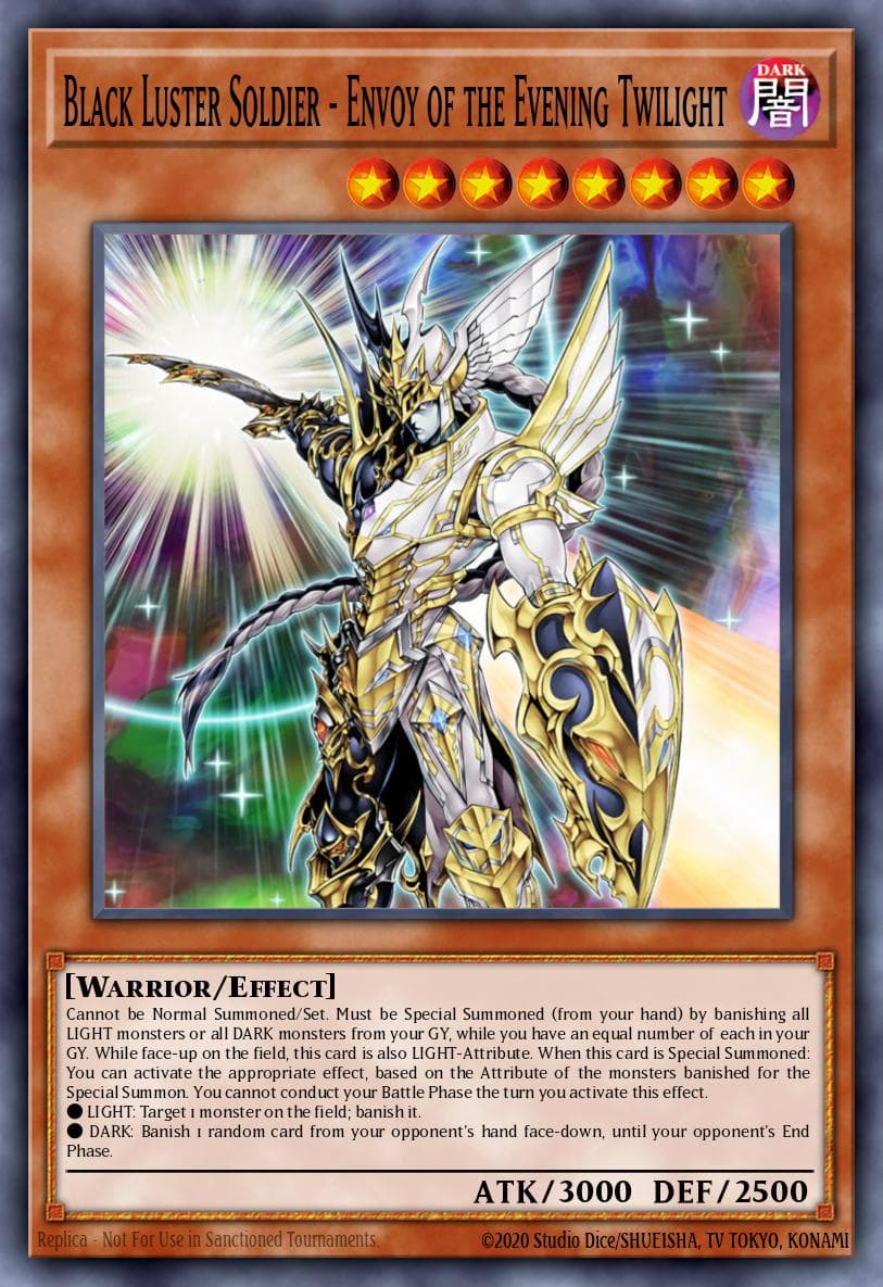Carte Yu-Gi-Oh! Black Luster Soldier - Envoy of the Evening Twilight #008 — Astral Pack Eight