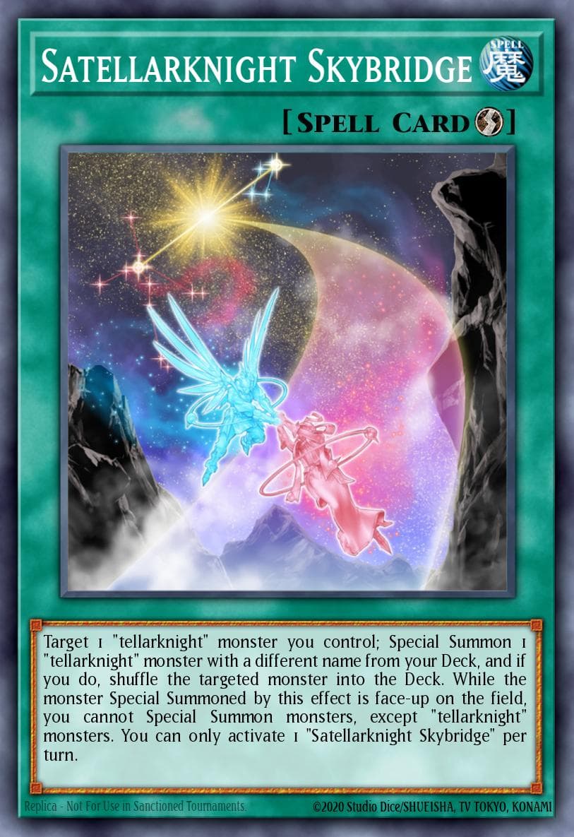 Carte Yu-Gi-Oh! Satellarknight Skybridge #110 — Battles of Legend: Glorious Gallery