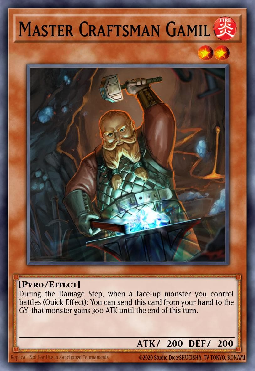 Carte Yu-Gi-Oh! Master Craftsman Gamil #115 — Battle Pack 3: Monster League