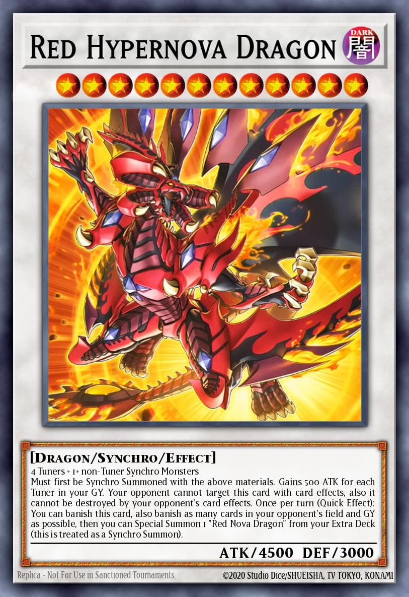 Carte Yu-Gi-Oh! Red Hypernova Dragon #038 — Blazing Dominion