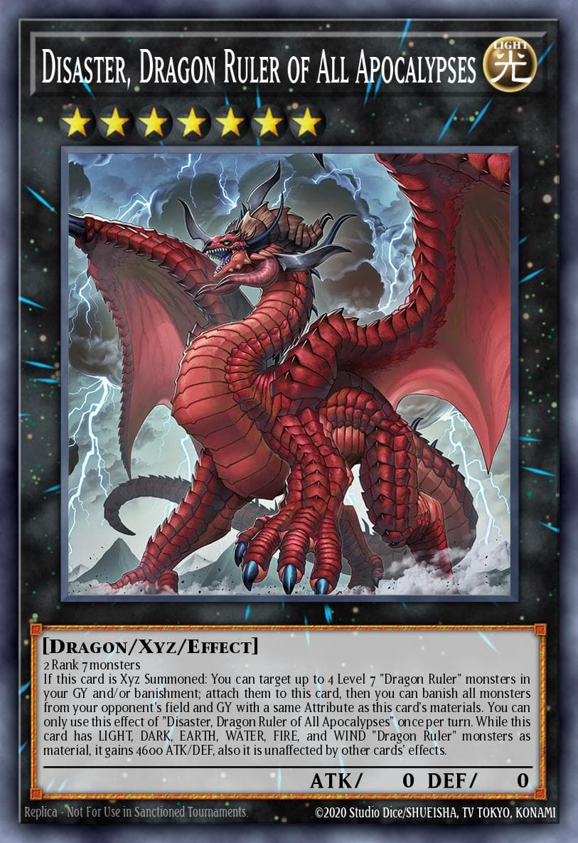 Carte Yu-Gi-Oh! Disaster, Dragon Ruler of All Apocalypses #049 — Alliance Insight