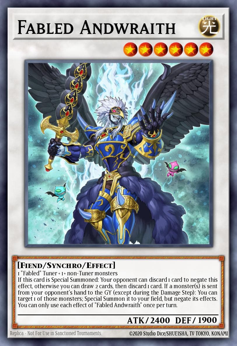 Carte Yu-Gi-Oh! Fabled Andwraith #044 — Blazing Vortex