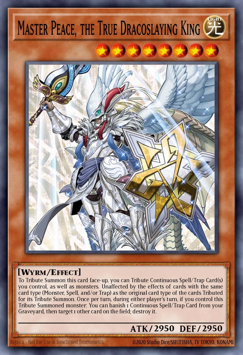 Carte Yu-Gi-Oh! Master Peace, the True Dracoslaying King #127 — Battles of Legend: Monster Mayhem