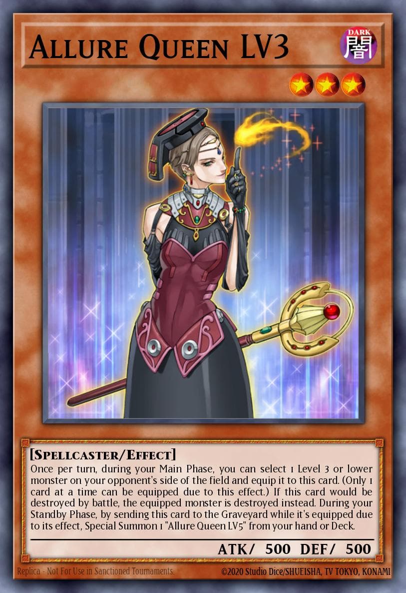 Carte Yu-Gi-Oh! Allure Queen LV3 #006 — Cyberdark Impact