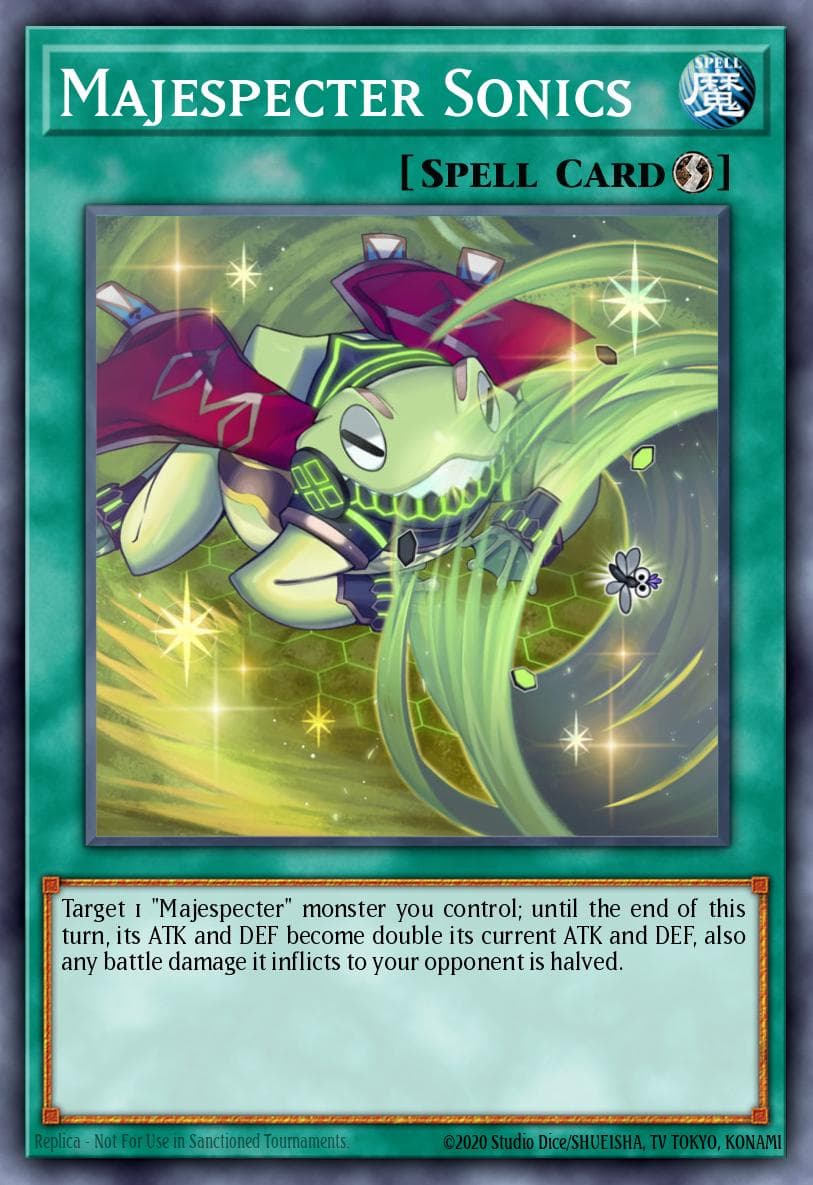 Carte Yu-Gi-Oh! Majespecter Sonics #064 — Breakers of Shadow
