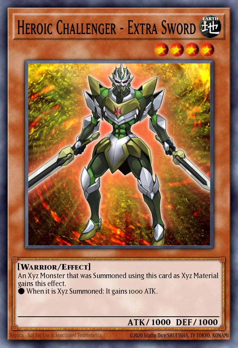 Carte Yu-Gi-Oh! Heroic Challenger - Extra Sword #008 — Abyss Rising