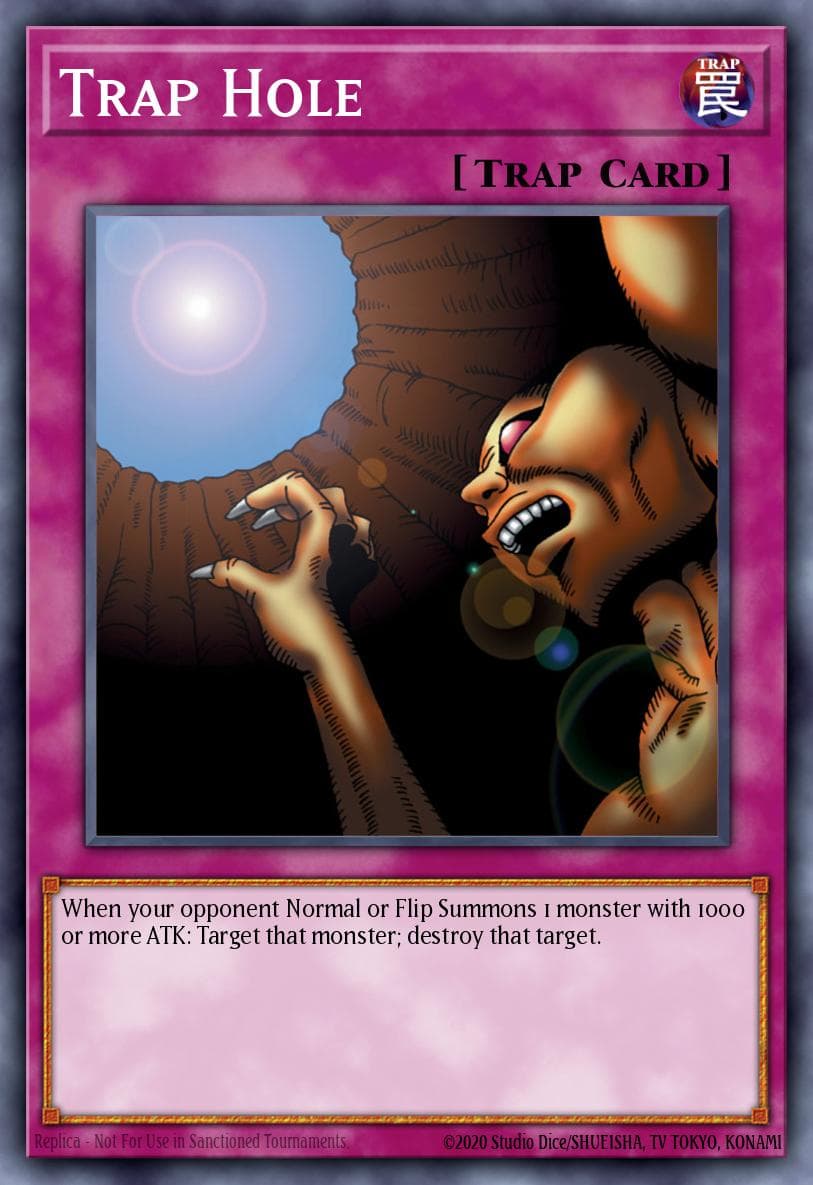 Carte Yu-Gi-Oh! Trap Hole #036 — Starter Deck: Yu-Gi-Oh! 5D's