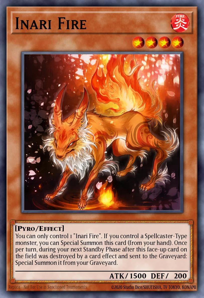 Carte Yu-Gi-Oh! Inari Fire #014 — THE CHRONICLES DECK: Spirit Charmers (All-Foil Edition)