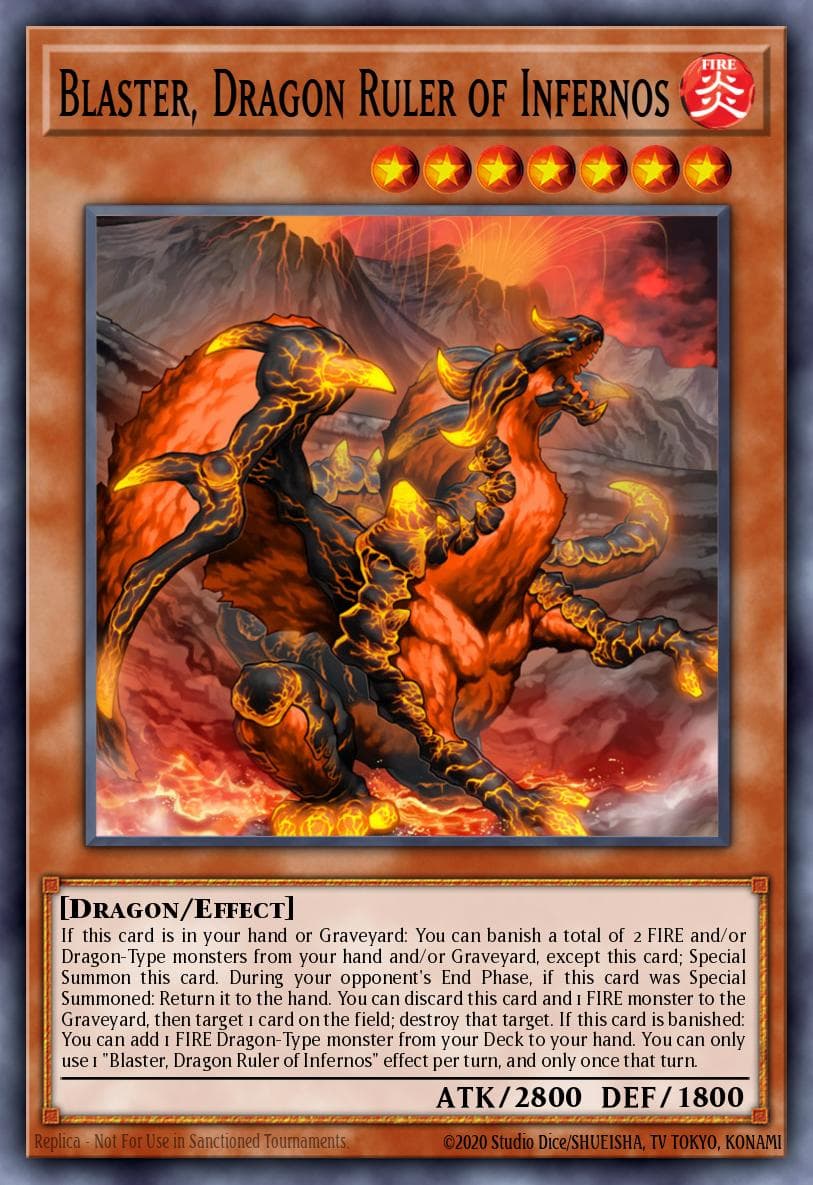 Carte Yu-Gi-Oh! Blaster, Dragon Ruler of Infernos #119 — Battles of Legend: Monster Mayhem