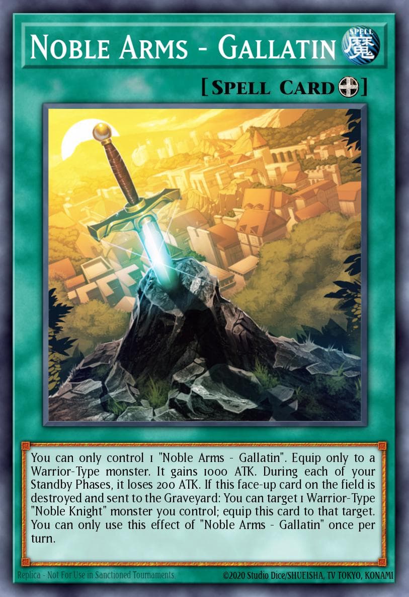 Carte Yu-Gi-Oh! Noble Arms - Gallatin #008 — Astral Pack Three