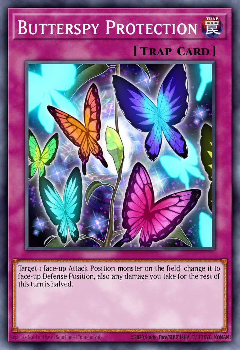 Carte Yu-Gi-Oh! Butterspy Protection #097 — War of the Giants: Round 2