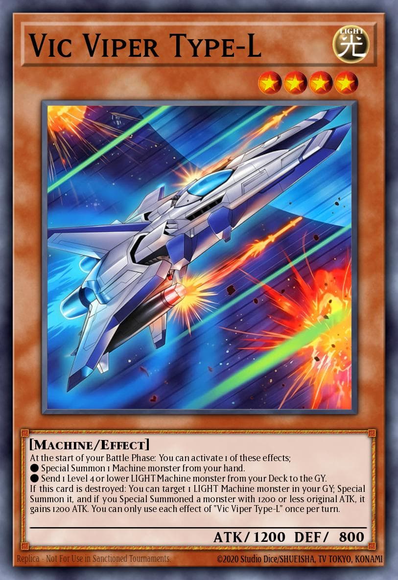 Carte Yu-Gi-Oh! Vic Viper Type-L #020 — Burst Protocol