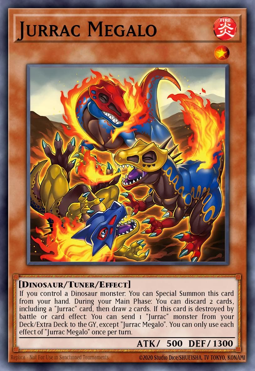 Carte Yu-Gi-Oh! Jurrac Megalo #016 — Battles of Legend: Monster Mayhem