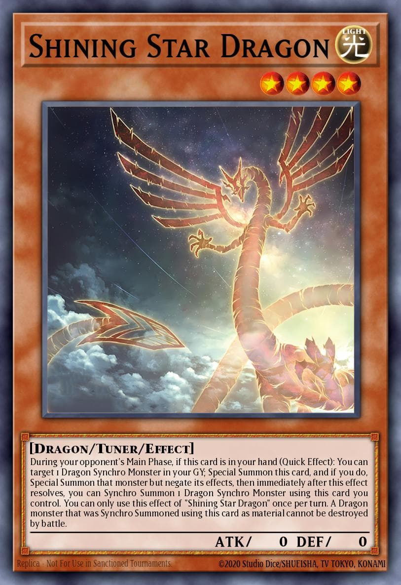 Carte Yu-Gi-Oh! Shining Star Dragon #002 — Battles of Legend: Terminal Revenge