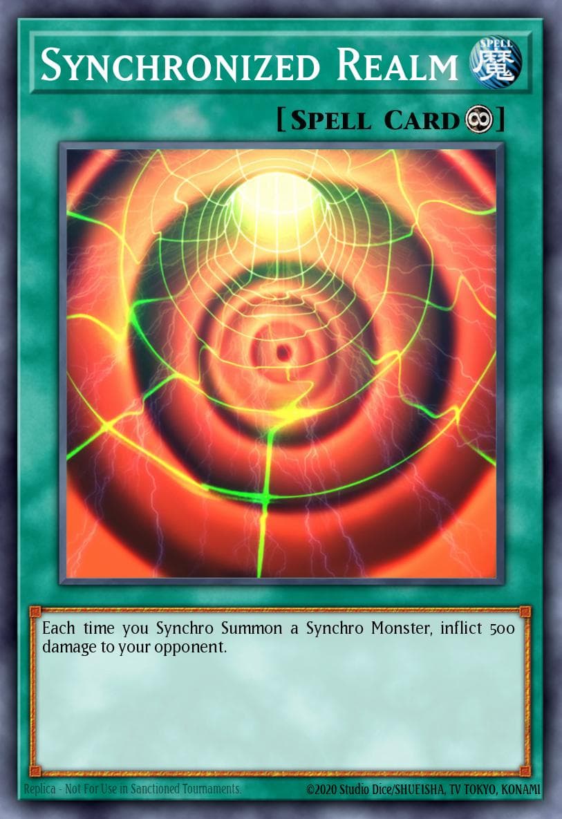Carte Yu-Gi-Oh! Synchronized Realm #022 — Starter Deck: Yu-Gi-Oh! 5D's