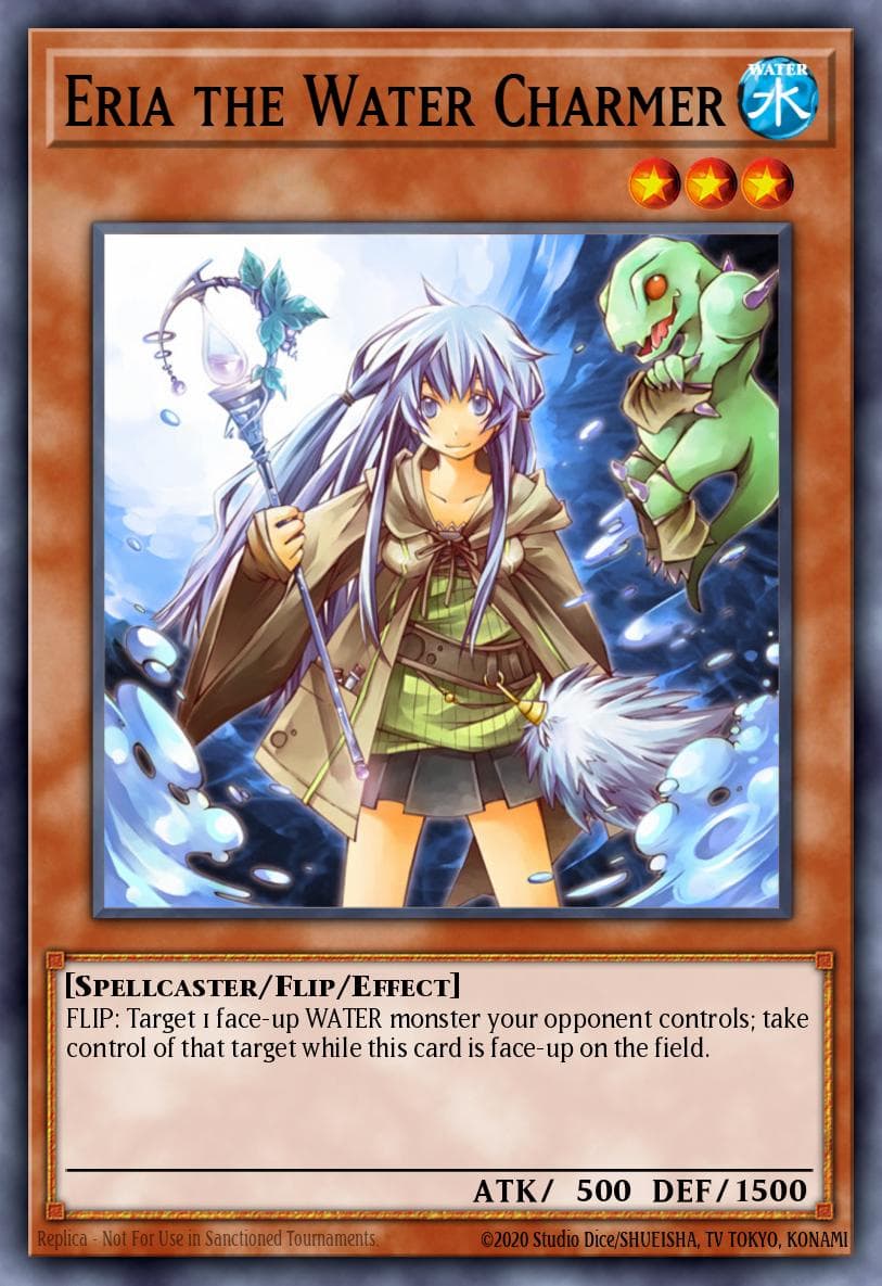 Carte Yu-Gi-Oh! Eria the Water Charmer #001 — THE CHRONICLES DECK: Spirit Charmers (All-Foil Edition)