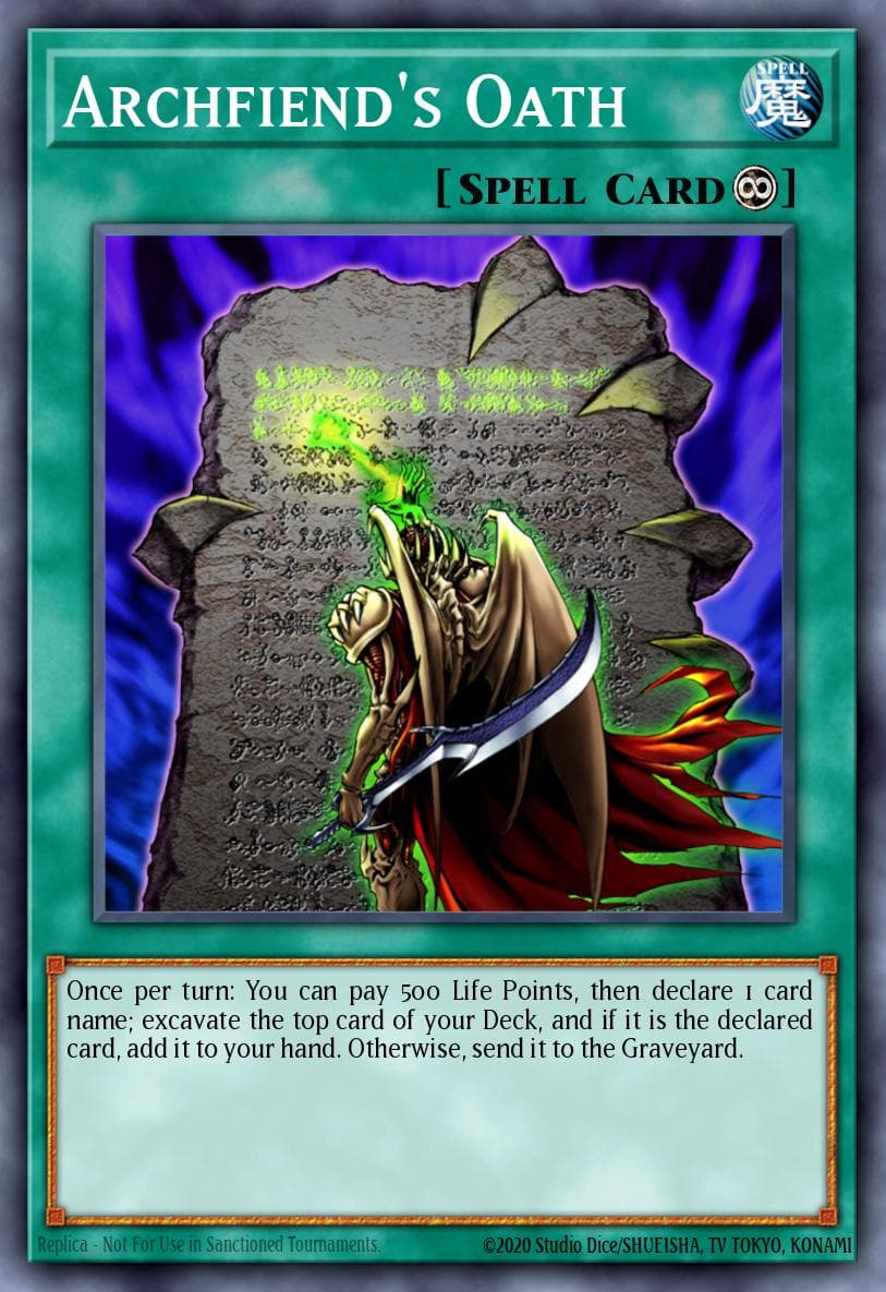Carte Yu-Gi-Oh! Archfiend's Oath #024 — Astral Pack Four
