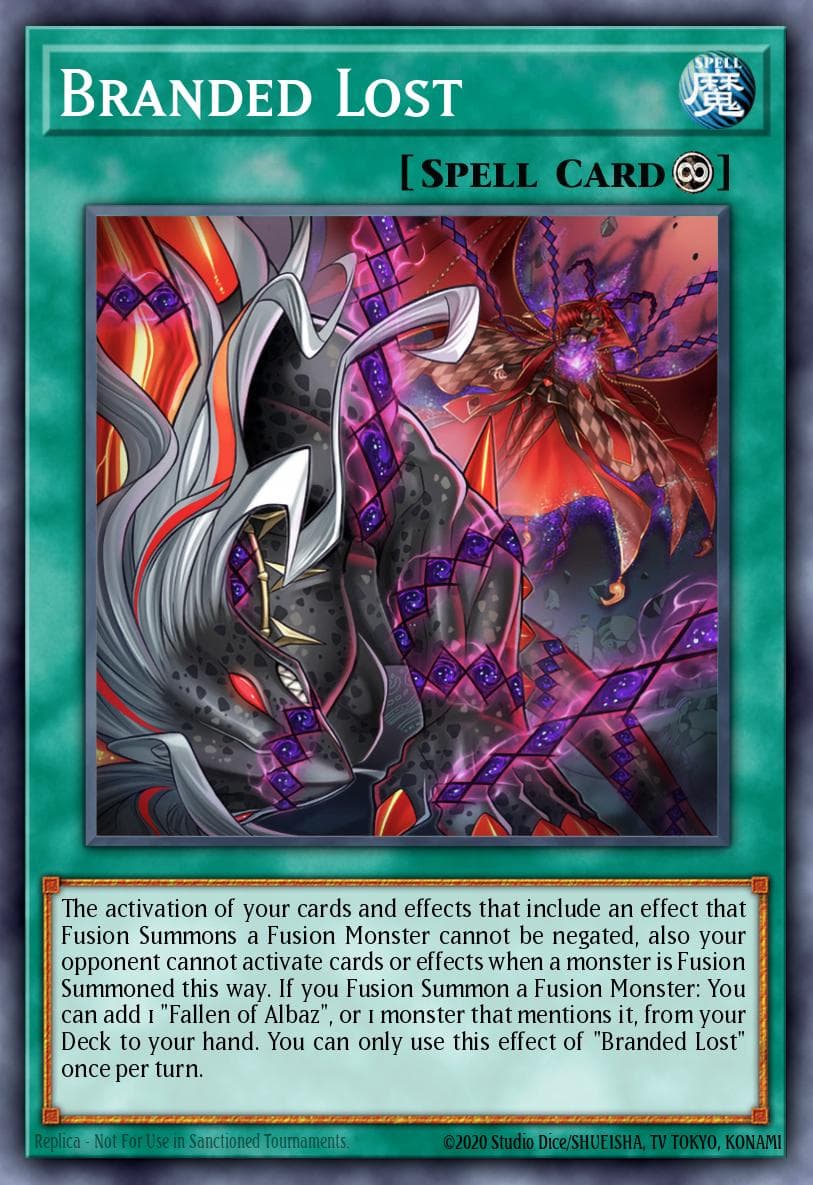 Carte Yu-Gi-Oh! Branded Lost #025 — THE CHRONICLES DECK: The Fallen & The Virtuous (All-Foil Edition)