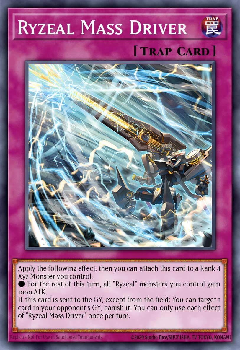 Carte Yu-Gi-Oh! Ryzeal Mass Driver #075 — Alliance Insight