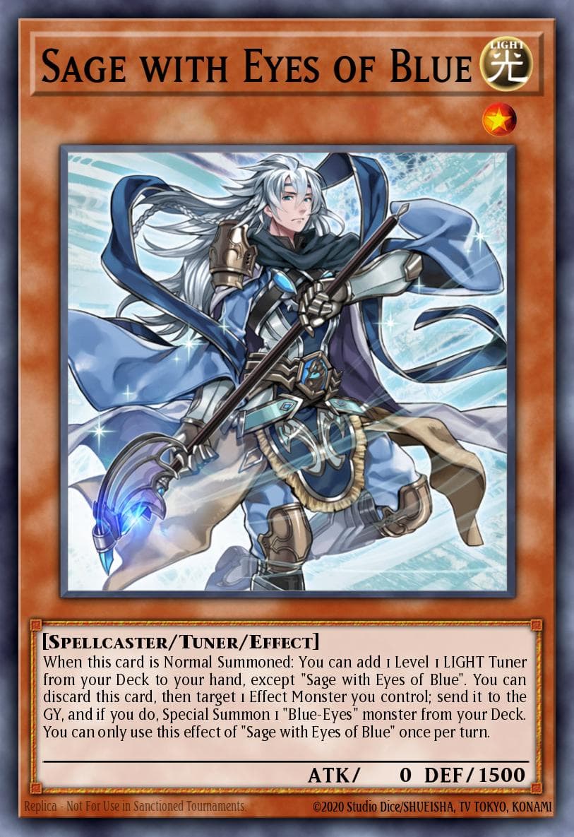 Carte Yu-Gi-Oh! Sage with Eyes of Blue #055 — Battles of Legend: Light's Revenge