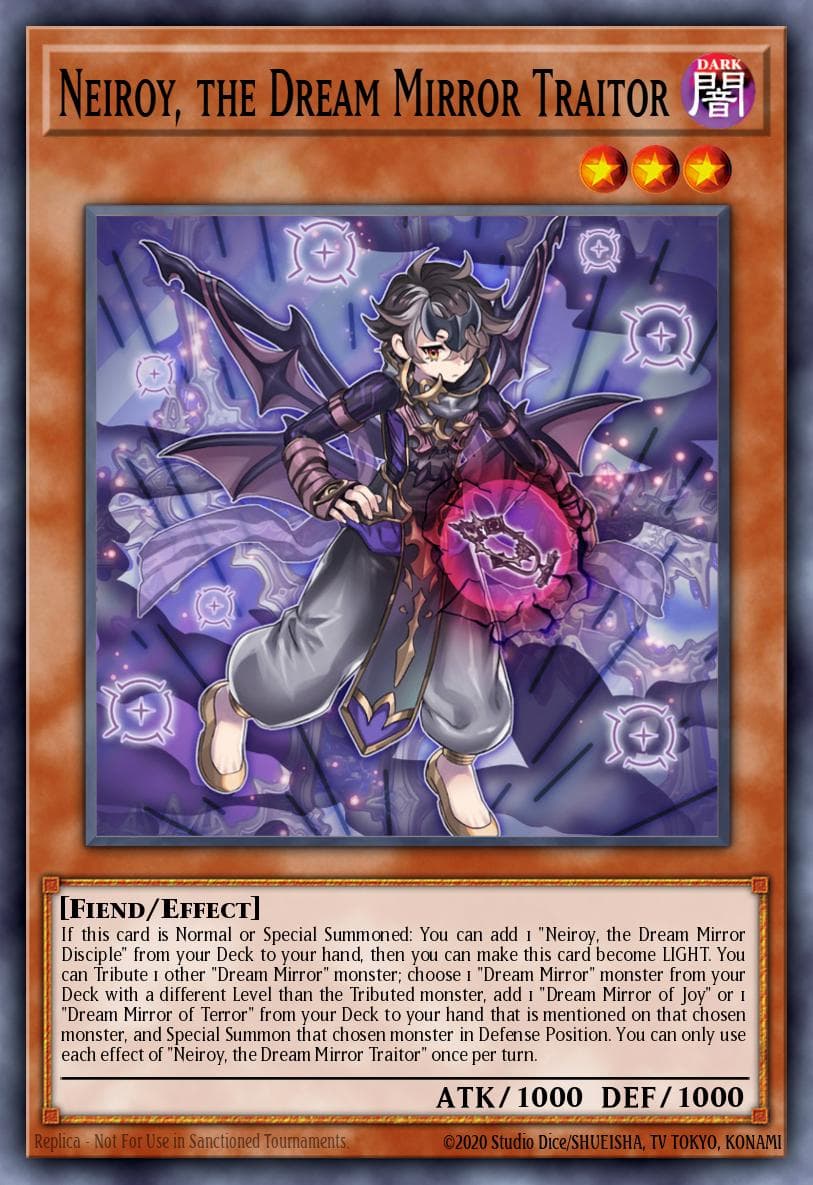 Carte Yu-Gi-Oh! Neiroy, the Dream Mirror Traitor #018 — Battle of Chaos