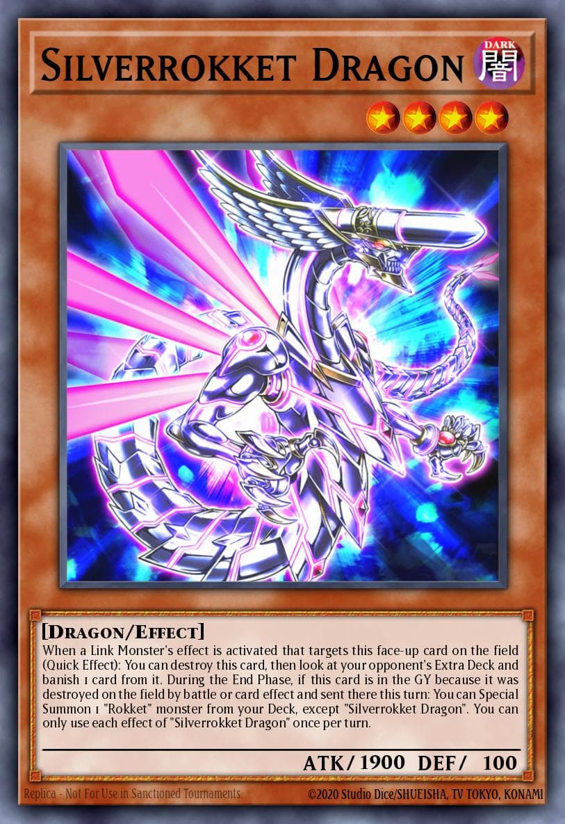 Carte Yu-Gi-Oh! Silverrokket Dragon #072 — Battles of Legend: Glorious Gallery