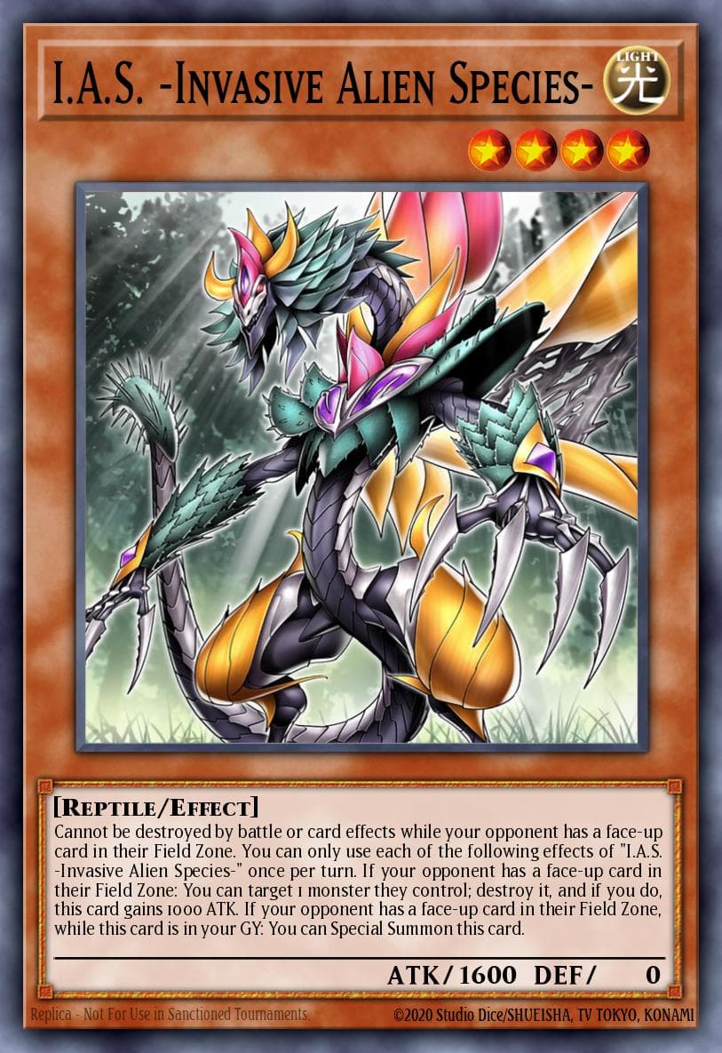 Carte Yu-Gi-Oh! I.A.S. -Invasive Alien Species- #023 — Age of Overlord