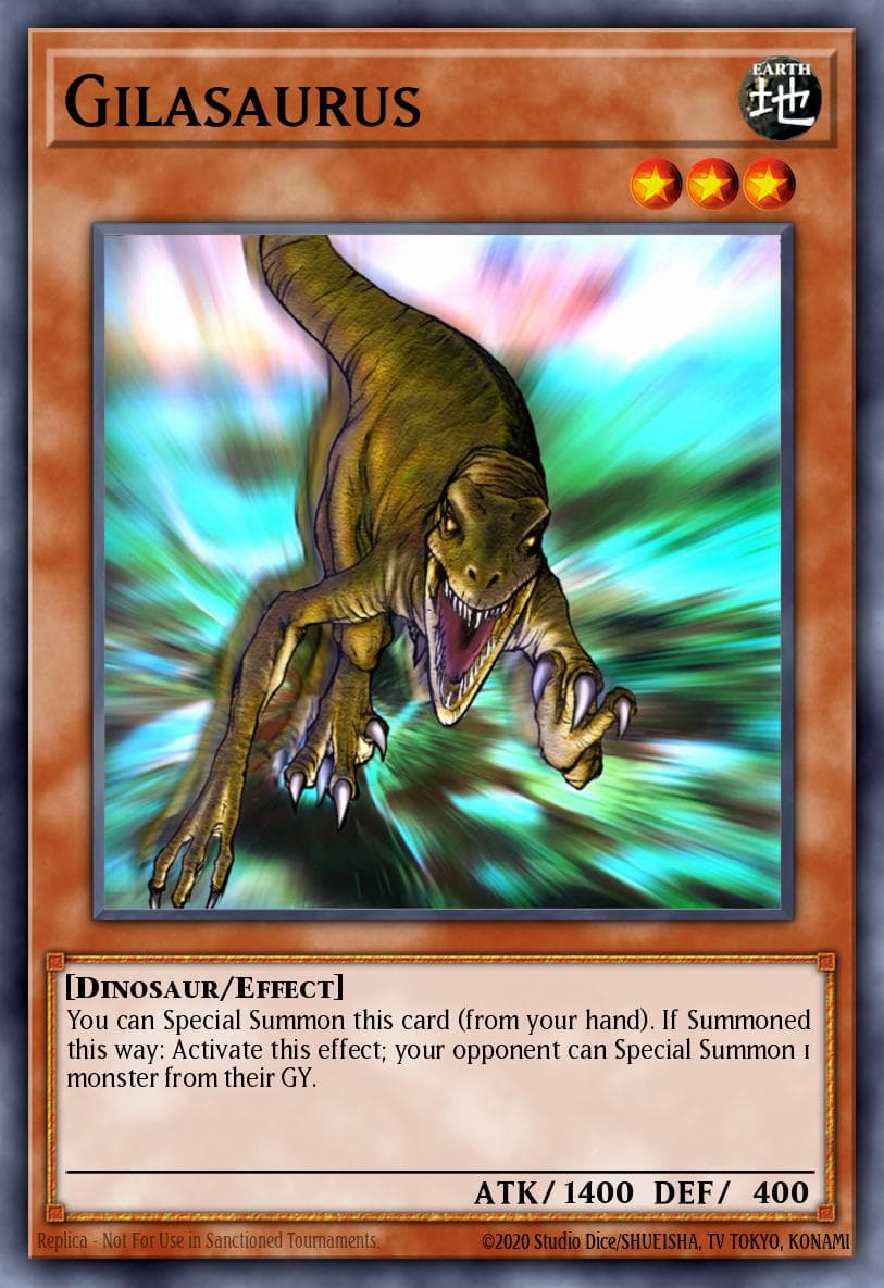 Carte Yu-Gi-Oh! Gilasaurus #013 — Battle Pack 2: War of the Giants