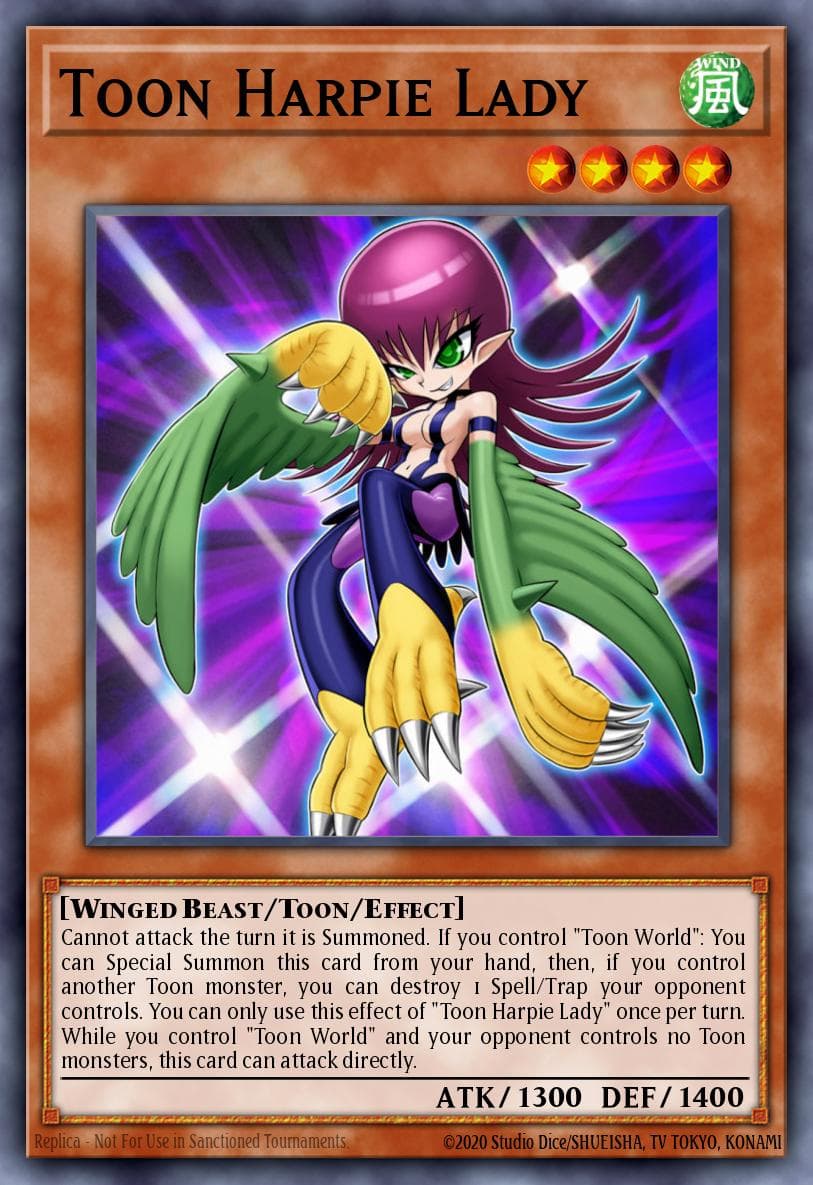 Carte Yu-Gi-Oh! Toon Harpie Lady #066 — Battles of Legend: Crystal Revenge