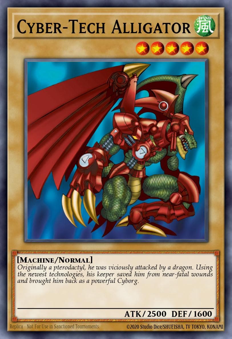 Carte Yu-Gi-Oh! Cyber-Tech Alligator #003 — Starter Deck: Yu-Gi-Oh! 5D's 2009