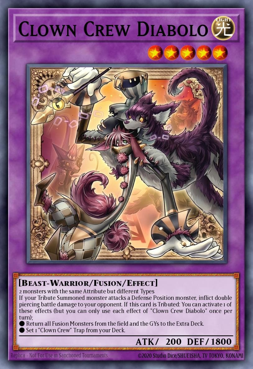 Carte Yu-Gi-Oh! Clown Crew Diabolo #032 — Blazing Dominion