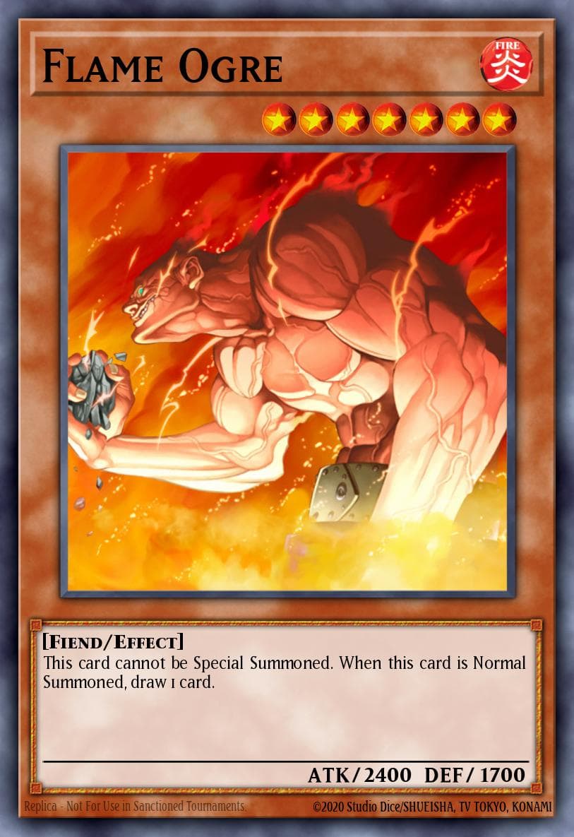 Carte Yu-Gi-Oh! Flame Ogre #014 — Cyberdark Impact
