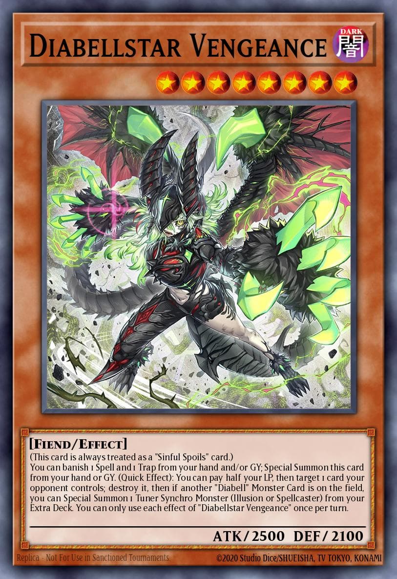 Carte Yu-Gi-Oh! Diabellstar Vengeance #011 — Alliance Insight